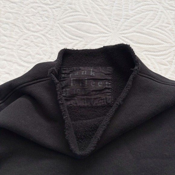 Frank & Eileen Effie Long Sleeve‎ Funnel Neck Capelet, Black Triple Fleece - Picture 3 of 8